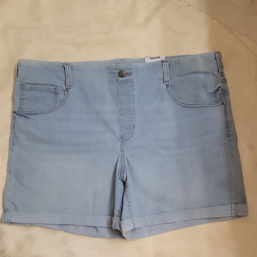 Light Blue Women's Denim Shorts